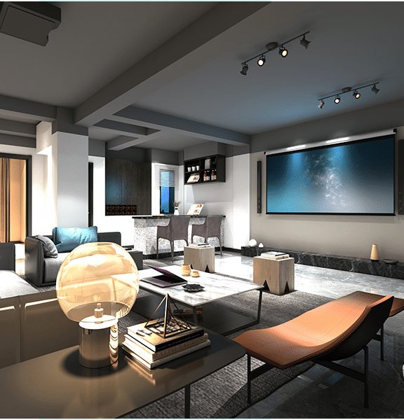 Audio visual and home theater setup